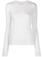 Barrie Slim-fit Jumper - White