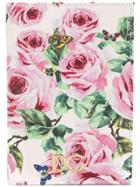 Dolce & Gabbana Rose Print Billfold Wallet - Multicolour
