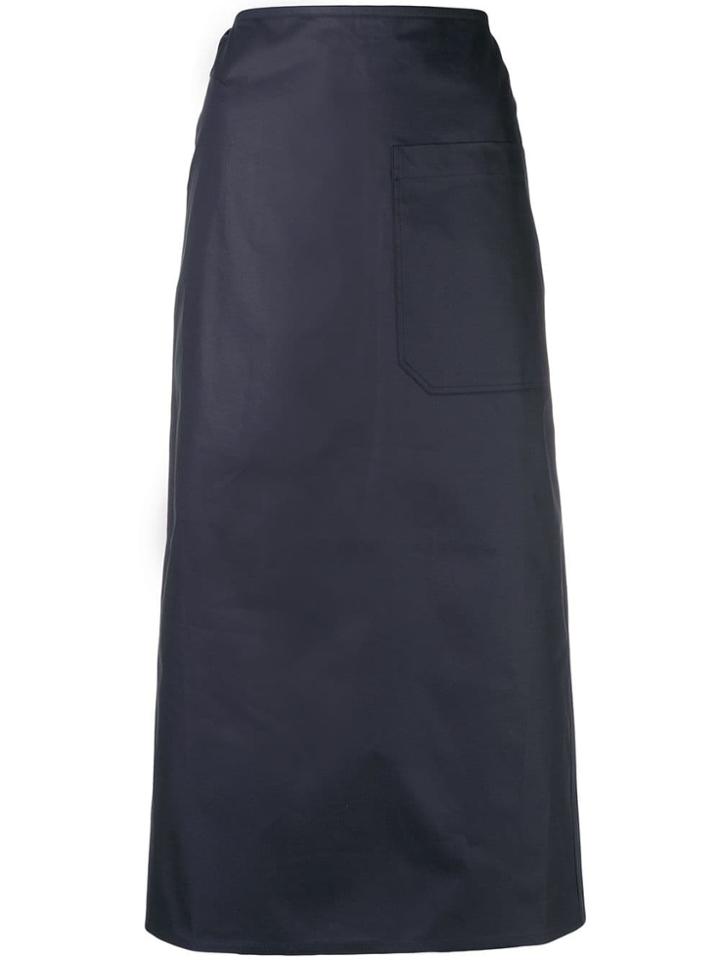 Sofie D'hoore Patch Pocket Maxi Skirt - Blue