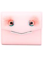 Fendi - Embellished Wallet - Women - Leather - One Size, Pink/purple, Leather