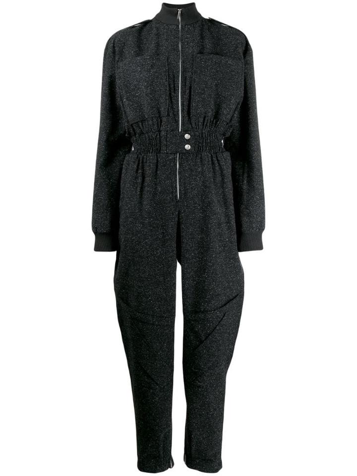 Acne Studios Front-zip Jumpsuit - Grey