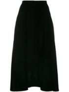 Neil Barrett High Waisted Midi Skirt - Black