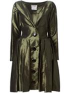 Yves Saint Laurent Vintage Flared Dress, Women's, Size: 38, Green