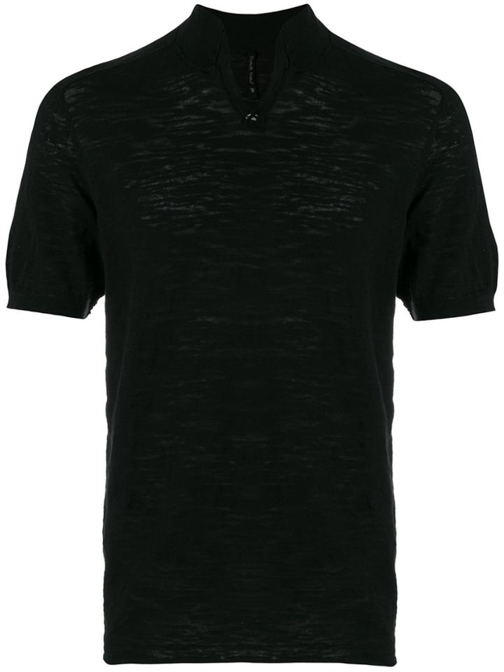 Transit High Neck T-shirt - Black