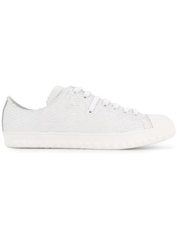 Whiteflags Python Embossed Sneakers