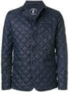 Save The Duck Padded Buttoned Jacket - Blue