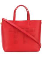 Tom Ford Perforated Tote Bag - Red