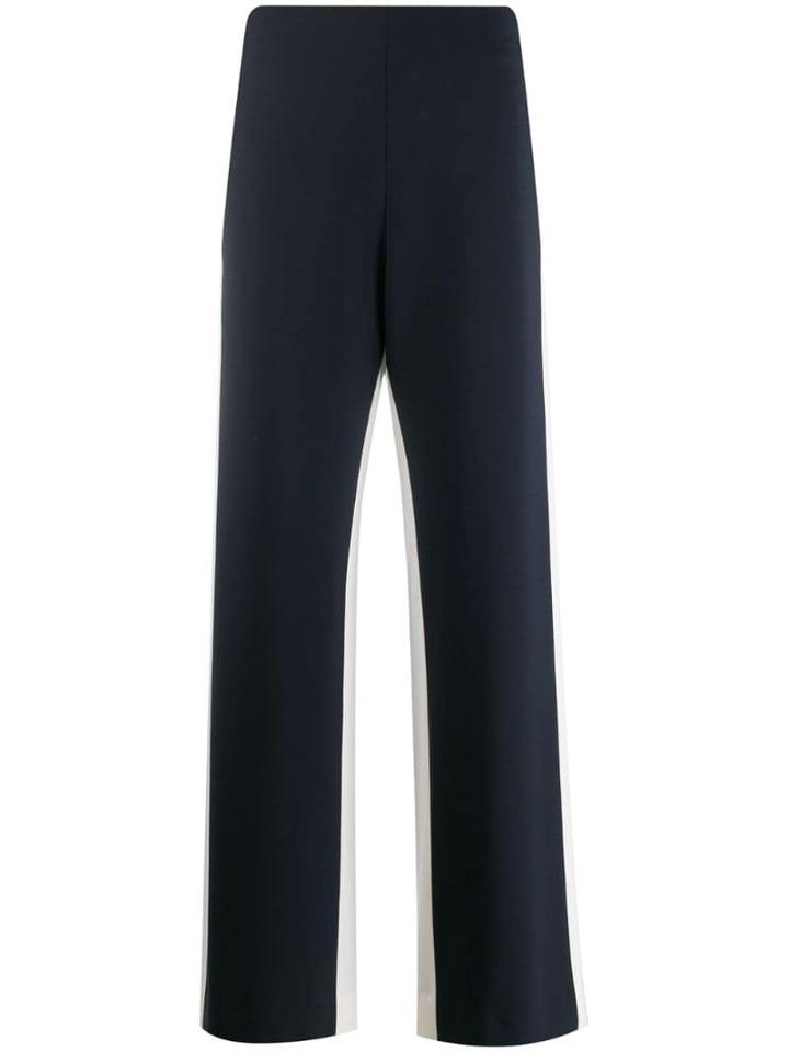 Monse Knit-band Straight-leg Trousers - Blue