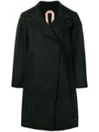 Nº21 Oversized Double-breasted Coat - Black