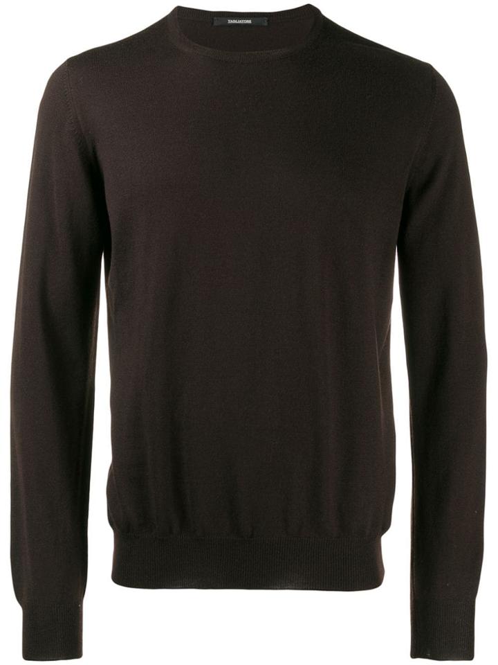 Tagliatore Crewneck Jumper - Brown