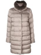 Herno - Classic Puffer Coat - Women - Feather Down/polyamide/polyester/goose Down - 40, Grey, Feather Down/polyamide/polyester/goose Down