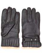 Barbour Faux Fur Lined Gloves - Brown
