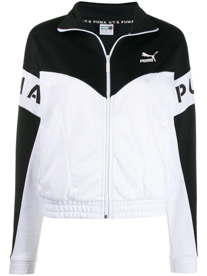 Puma Monochrome Zip-front Jacket - White