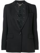 Liu Jo Deep V-neck Blazer - Black