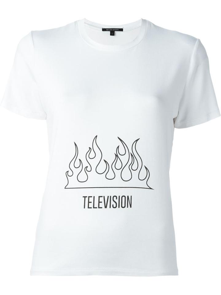Nafsika Skourti Flame Print T-shirt