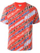Kenzo Kenzo Flash T-shirt, Men's, Size: M, Red, Cotton