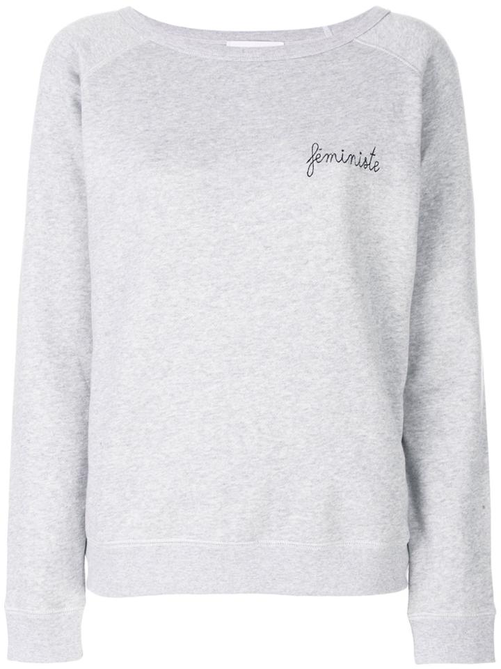 Maison Labiche Feministe Sweatshirt - Grey