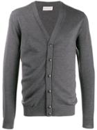 Moncler Slim Fit Cardigan - Grey