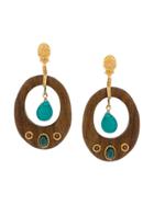 Gas Bijoux Woodstock Earrings - Brown