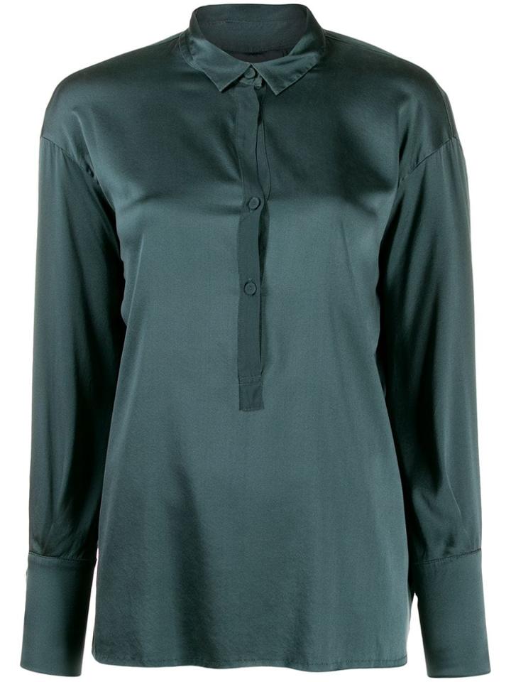 Kristensen Du Nord Buttoned Blouse - Green