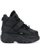 Buffalo Black 1348 Platform Sneaker Boots