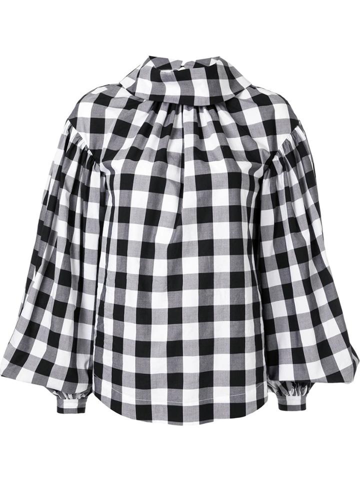 Acler Kieves Puffball Hem Blouse - Black