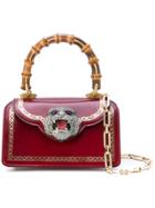 Gucci Mini Gatto Top Handle Satchel - Red
