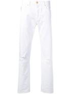 Versace Distressed Jeans - White