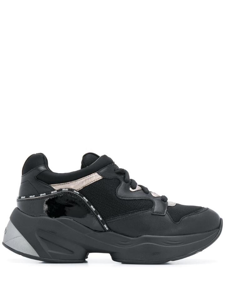 Liu Jo Chunky Lace Up Sneakers - Black