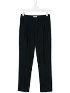 Dondup Kids Teen Straight-leg Tailored Trousers - Blue