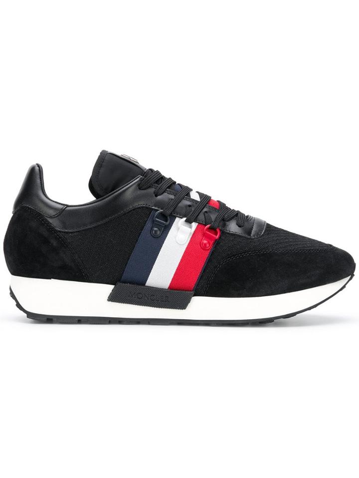 Moncler Tricolour Runner Sneakers - Black