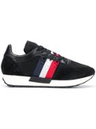 Moncler Tricolour Runner Sneakers - Black