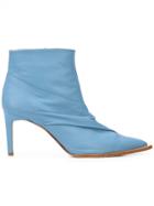 Tibi Cato Ankle Boots - Blue