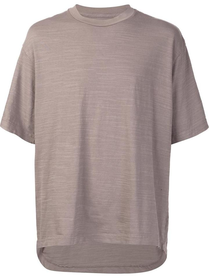 321 Boxy T-shirt, Men's, Size: Small, Grey, Cotton
