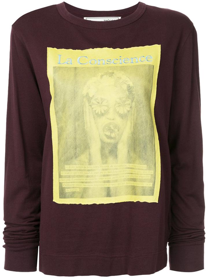 Tu Es Mon Trésor Long Sleeved T-shirt - Red
