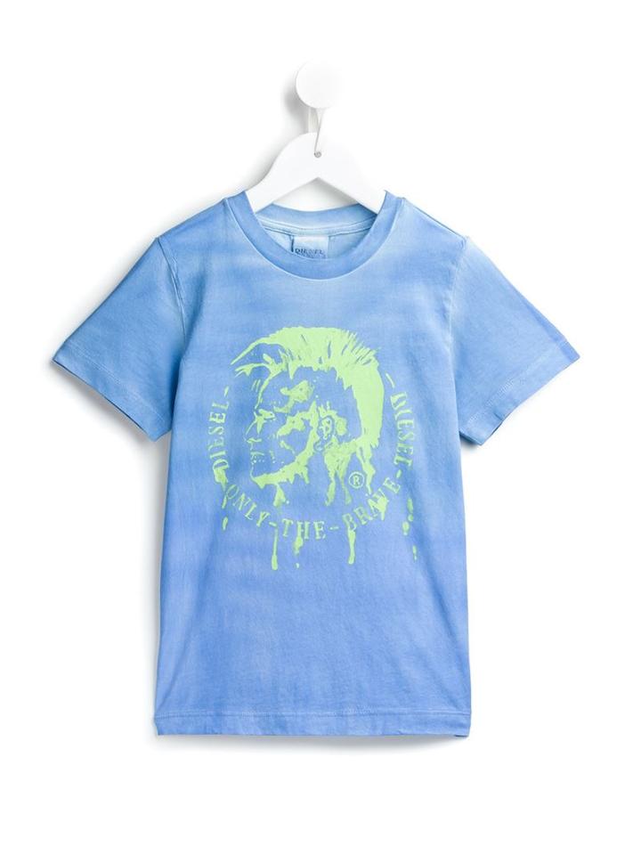 Diesel Kids Logo Print T-shirt