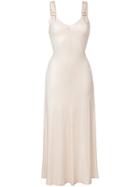 Maria Lucia Hohan Charo Foil Dress - Nude & Neutrals