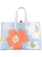 Thom Browne - Floral Tote Bag - Women - Calf Leather - One Size, Blue, Calf Leather
