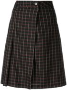Zambesi Tartan College Skirt - Black