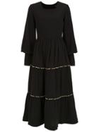 Olympiah Inca Pompom Dress - Black