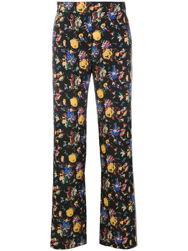 Etro Printed High Waisted Pants - Black