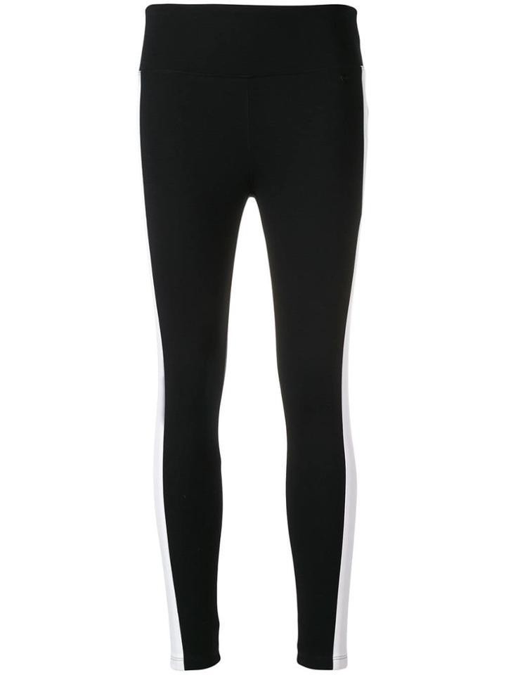 Dkny Side Stripe Leggings - Black