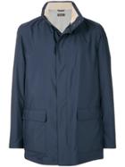 Loro Piana Concealed Front Parka - Blue