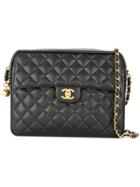 Chanel Vintage Flap Quilted Chain Bag - Black