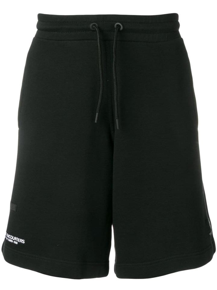 Marcelo Burlon County Of Milan Close Encounters Track Shorts - Black
