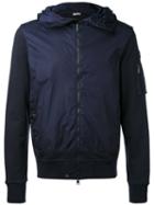 Moncler - Hooded Jacket - Men - Cotton/polyimide - L, Blue, Cotton/polyimide