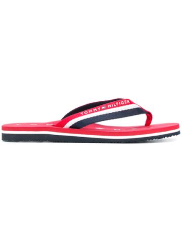 Tommy Hilfiger Webbing Beach Flip-flops - Red