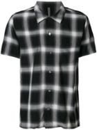 Attachment Checked Style Shirt - Black