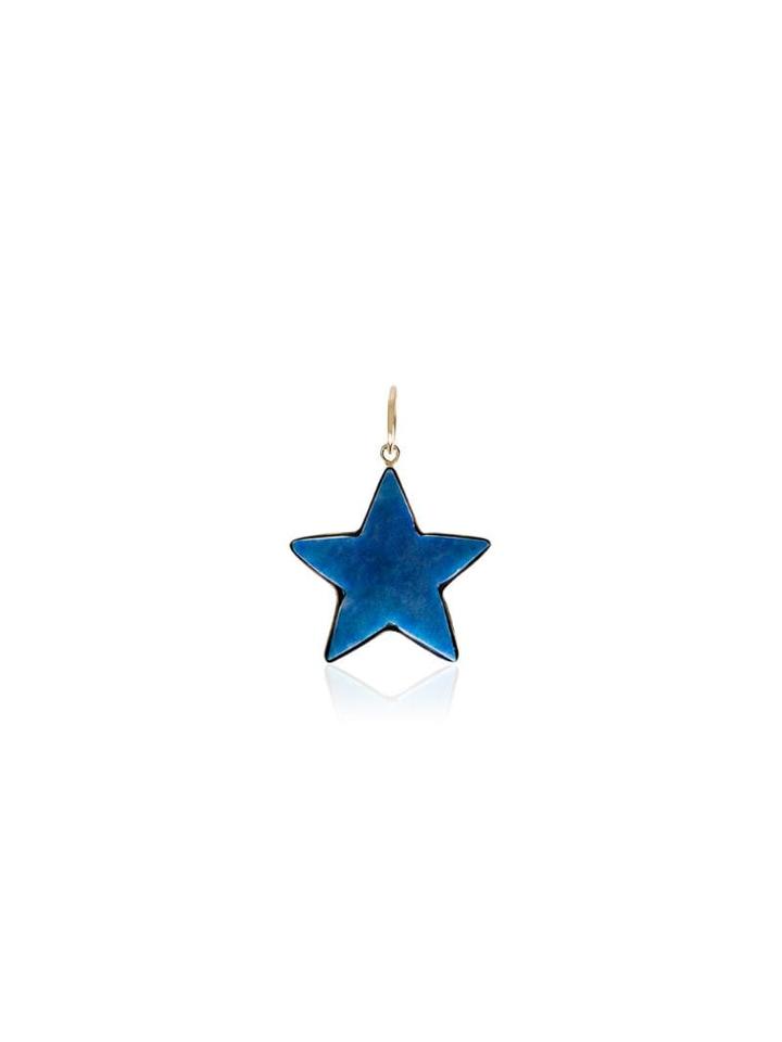 Jacquie Aiche 14kt Yellow Gold Stone Star Charm - 107 - Metallic