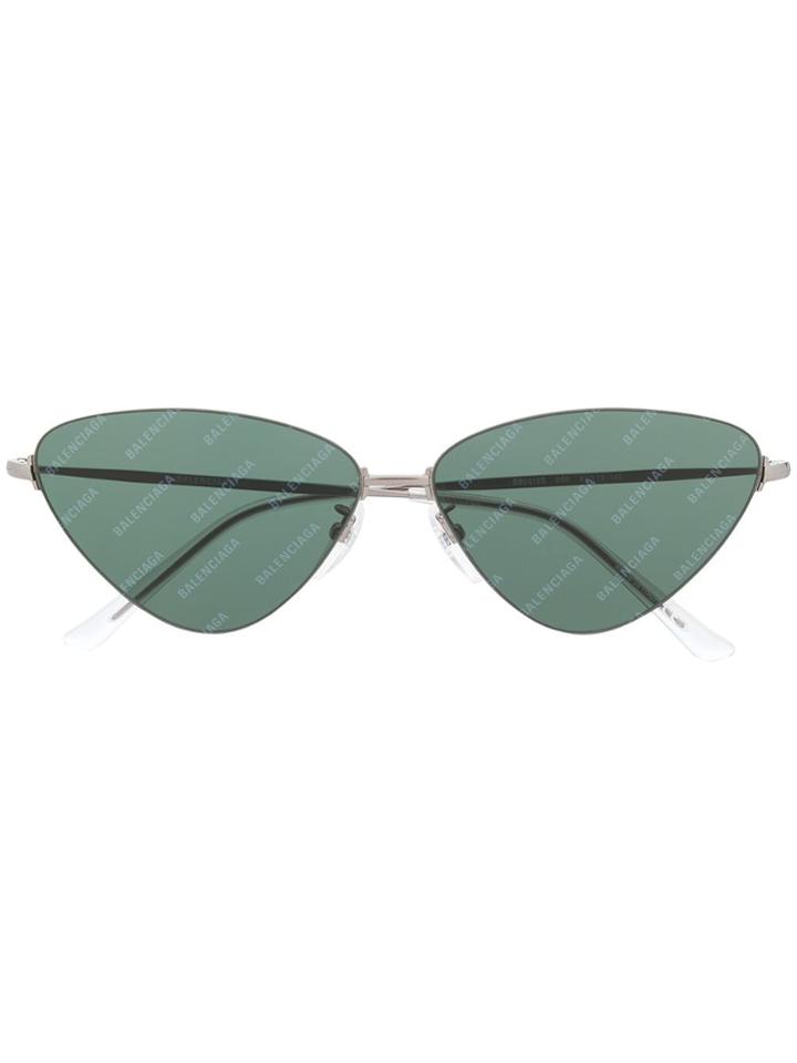 Balenciaga Eyewear Cat-eye Sunglasses - Metallic